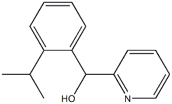 2-ISOPROPYLPHENYL-(2-PYRIDYL)METHANOL Struktur