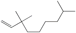 3,3-DIMETHYL-4-(4-METHYLPENTYL)-1-BUTENE Struktur