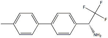 (1R)-2,2,2-TRIFLUORO-1-[4-(4-METHYLPHENYL)PHENYL]ETHYLAMINE Struktur