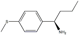 (1R)-1-(4-METHYLTHIOPHENYL)BUTYLAMINE Struktur