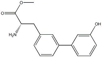 METHYL (2S)-2-AMINO-3-[3-(3-HYDROXYPHENYL)PHENYL]PROPANOATE Struktur