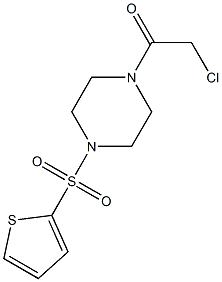 1-(CHLOROACETYL)-4-(THIEN-2-YLSULFONYL)PIPERAZINE Struktur