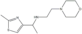 [1-(2-METHYL-THIAZOL-4-YL)-ETHYL]-(2-MORPHOLIN-4-YL-ETHYL)-AMINE Struktur