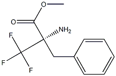 METHYL A-(TRIFLUOROMETHYL)PHENYLALANINATE Struktur