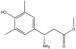 METHYL (3S)-3-AMINO-3-(4-HYDROXY-3,5-DIMETHYLPHENYL)PROPANOATE Struktur