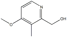 2-HYDROXYMETHYL-4-METHOXY-3-METHYLPYRIDINE Struktur