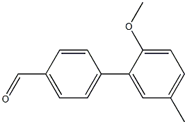 4-(2-METHOXY-5-METHYLPHENYL)BENZALDEHYDE Struktur