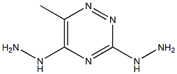 3,5-DIHYDRAZINO-6-METHYL-1,2,4-TRIAZINE Struktur