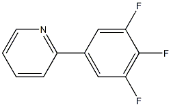 2-(3,4,5-TRIFLUOROPHENYL)PYRIDINE Struktur