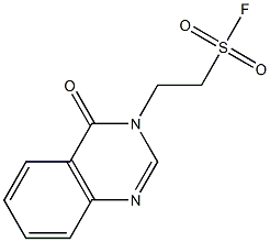 2-(4-OXOQUINAZOLIN-3(4H)-YL)ETHANESULFONYL FLUORIDE Struktur