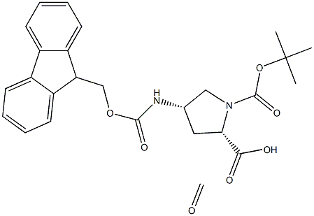 N-FMOC-CIS-4-AMINOMETHYLALLOC-L-PROLINE Struktur