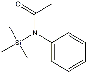 N-TRIMETHYLSILYLACETANILIDE Struktur