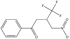 4-NITRO-1-PHENYL-3-TRIFLUOROMETHYL-1-BUTANONE Struktur