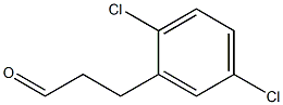 3-(2,5-DICHLORO-PHENYL)-PROPIONALDEHYDE Struktur