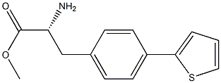 METHYL (2R)-2-AMINO-3-(4-(2-THIENYL)PHENYL)PROPANOATE Struktur