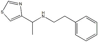 PHENETHYL-(1-THIAZOL-4-YL-ETHYL)-AMINE Struktur