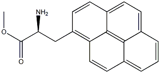 METHYL (2S)-2-AMINO-3-PYRENYLPROPANOATE Struktur