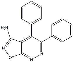 4,5-DIPHENYLISOXAZOLO[5,4-C]PYRIDAZIN-3-AMINE Struktur