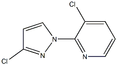 3-CHLORO-2-(3-CHLORO-PYRAZOL-1-YL)-PYRIDINE Struktur