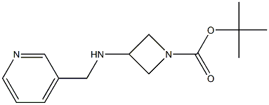 1-BOC-3-[(PYRIDIN-3-YLMETHYL)-AMINO]-AZETIDINE Struktur