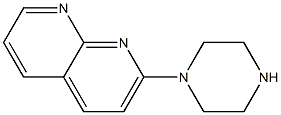 2-(PIPERAZIN-1-YL)-1,8-NAPHTHYRIDINE Struktur