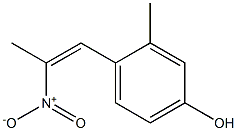 1-(4-HYDROXY-2-METHYLPHENYL)-2-NITROPROPENE Struktur