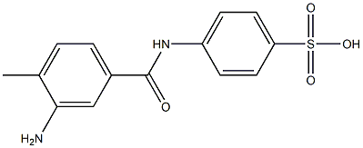 N-(3-AMINO-4-METHYL BENZOYL) SULFANILIC ACID Struktur