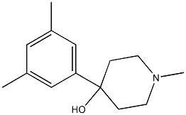 4-(3,5-DIMETHYLPHENYL)-4-HYDROXY-1-METHYLPIPERIDINE Struktur