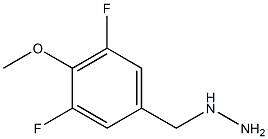 3,5-DIFLUORO-4-METHOXY-BENZYL-HYDRAZINE Struktur