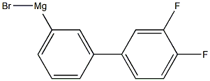 3-(3,4-DIFLUOROPHENYL)PHENYLMAGNESIUM BROMIDE Struktur