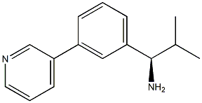 (1R)-2-METHYL-1-(3-(3-PYRIDYL)PHENYL)PROPYLAMINE Struktur