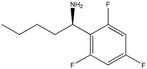 (1R)-1-(2,4,6-TRIFLUOROPHENYL)PENTYLAMINE Struktur