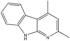 2,4-DIMETHYL-9H-PYRIDO[2,3-B]INDOLE Struktur