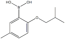 2-ISOBUTOXY-5-METHYLPHENYLBORONIC ACID Struktur