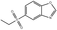 5-(ETHYLSULFONYL)-1,3-BENZOXAZOLE Struktur