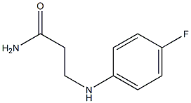 3-[(4-FLUOROPHENYL)AMINO]PROPANAMIDE Struktur