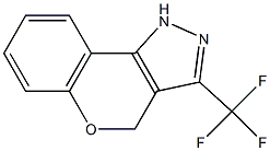 1,4-DIHYDRO-3-(TRIFLUOROMETHYL)CHROMENO-[4,3-C]-PYRAZOLE Struktur