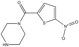 1-[(5-NITROTHIEN-2-YL)CARBONYL]PIPERAZINE Struktur