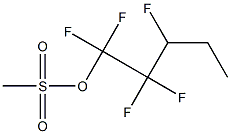 PENTAFLUOROPENTANE-1-OL-METHANESULFONATE Struktur