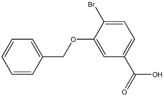 3-(BENZYLOXY)-4-BROMOBENZOIC ACID Struktur