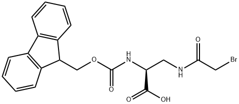 FMOC-DAP(BROMOACETYL)-OH Struktur