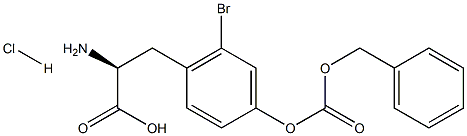 H-TYR(BR-Z)-OH HCL Struktur