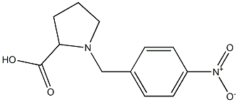 1-(4-NITROBENZYL)PYRROLIDINE-2-CARBOXYLIC ACID Struktur