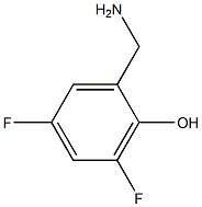 3,5-DIFLUORO-2-HYDROXYBENZYLAMINE Struktur