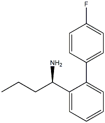 (1R)-1-[2-(4-FLUOROPHENYL)PHENYL]BUTYLAMINE Struktur