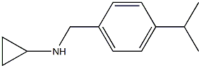 (1R)CYCLOPROPYL[4-(METHYLETHYL)PHENYL]METHYLAMINE Struktur