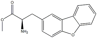 METHYL (2R)-2-AMINO-3-DIBENZO[B,D]FURAN-2-YLPROPANOATE Struktur