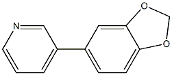 3-BENZO[1,3]DIOXOL-5-YL-PYRIDINE Struktur