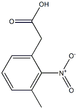 (3-METHYL-2-NITRO-PHENYL)-ACETIC ACID Struktur