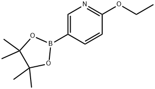 2-ETHOXY-5-(4,4,5,5-TETRAMETHYL-1,3,2-DIOXABOROLAN-2-YL)PYRIDINE Struktur